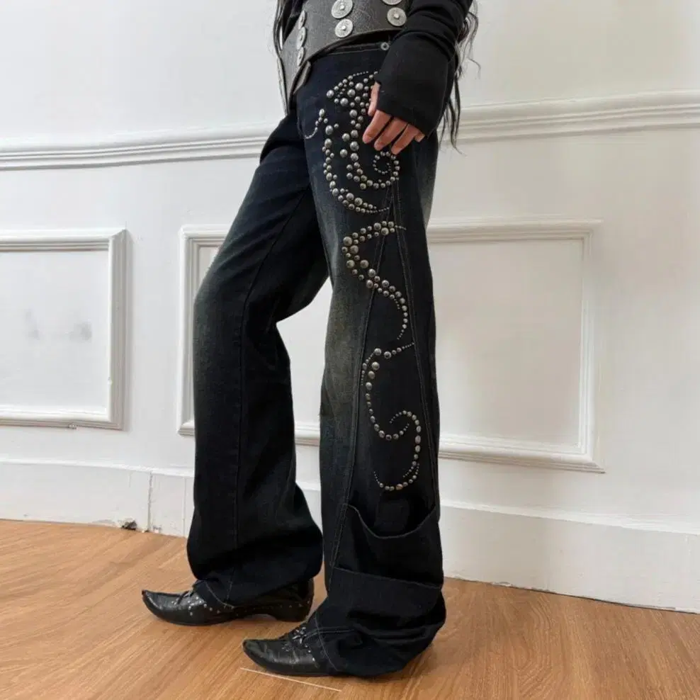 パンツ theredthread S tucked denim 1 theredthread S tucked denim 1 パンツ THEREDTHREAD S tucked